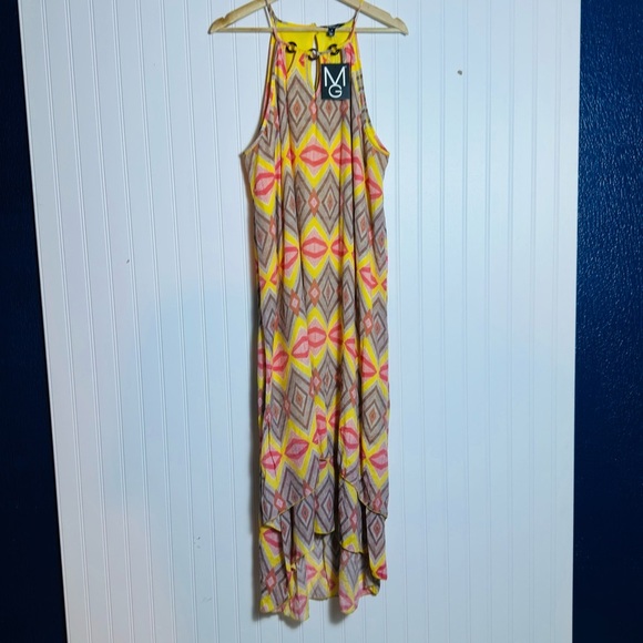 Mlle Gabrielle Colorful Geometric Dress Colorful Geometric Maxi Dress XL - Picture 1 of 11